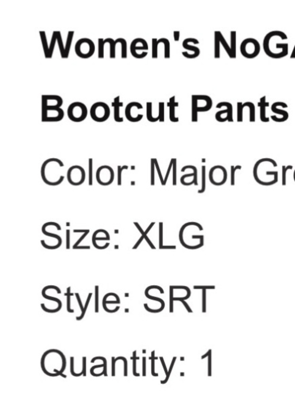 Duluth Trading Co Women's Bootcut Pants in Major Grey